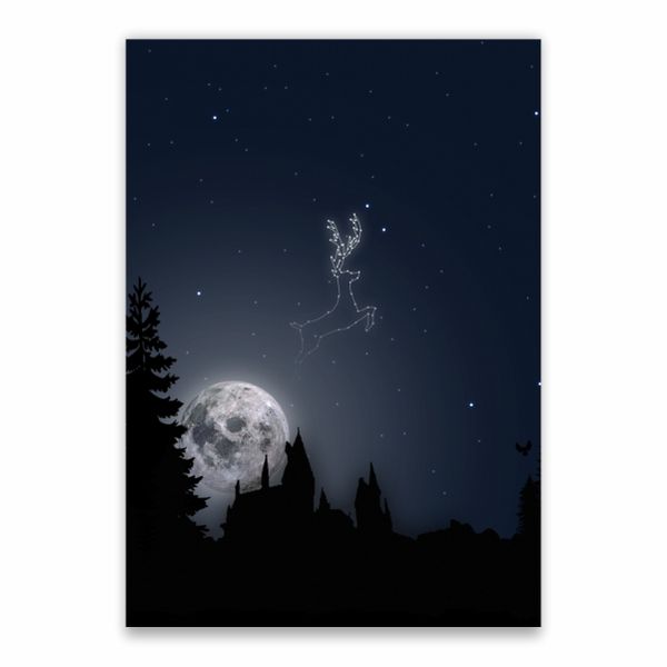 Patronus In The Night Sky Poster - A1