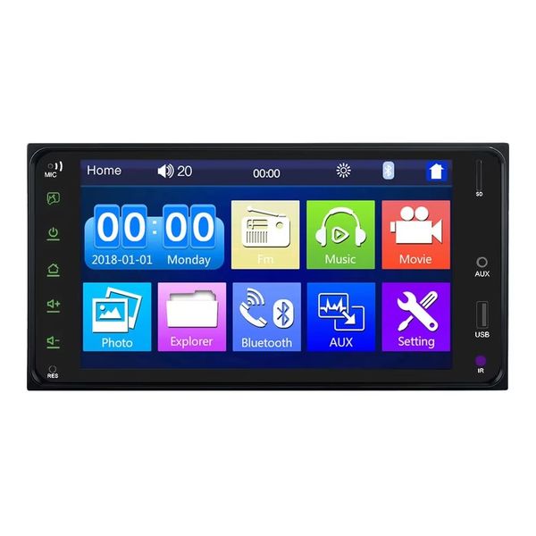 7" HD capacitive touch screen car Mp5 player compatible with Toyota Corolla