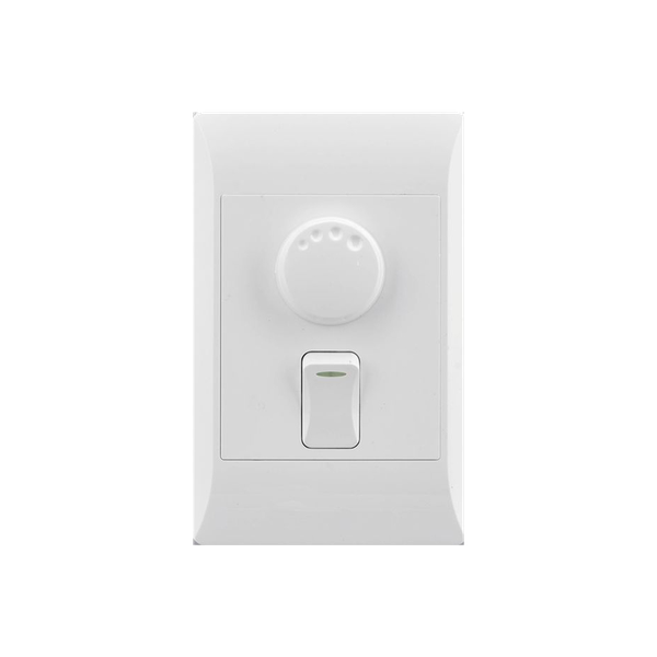 Switch 260W Dimmer 1 Lever White E/Mate