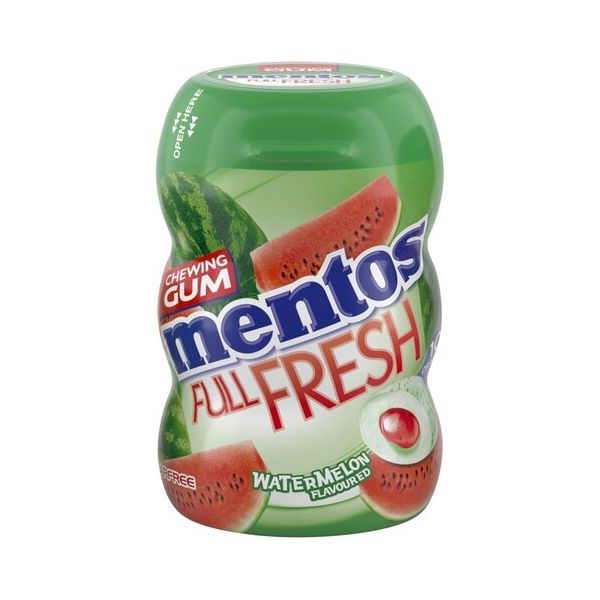 Mentos - Gum Nano Bottle Watermelon - 10pc x 15 Pack