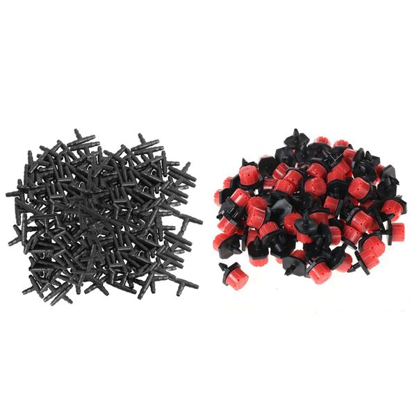 Drip Irrigation Barbed Connectors Fits 1/4 Inch Drip Tubing