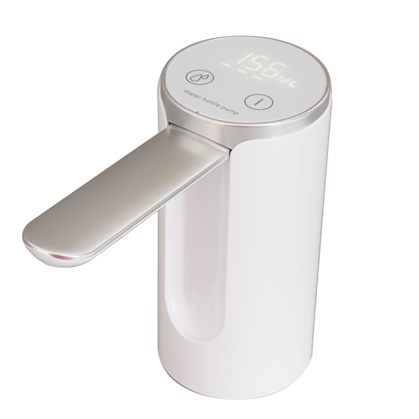 Touch Screen Bucket Water Pump, Automatic Water Dispenser, White