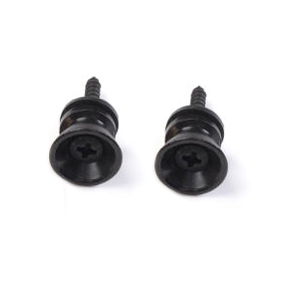 Guitar Strap Pins Metal Black Round Pins for Guitar Strap