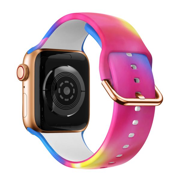 Silicone Strap for Apple Watch 38/40/41mm-Tye Dye