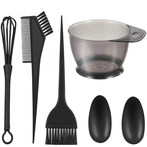 Hair Dye Color Brush Bowl Set with Ear Cap Dye Mixer Hair Tint Dying