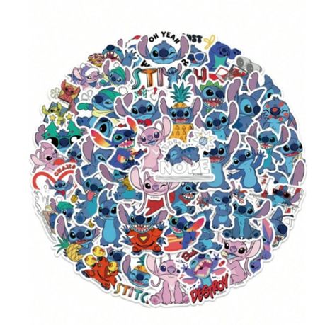 Lilo and Stitch Graffiti stickers 50pcs Image