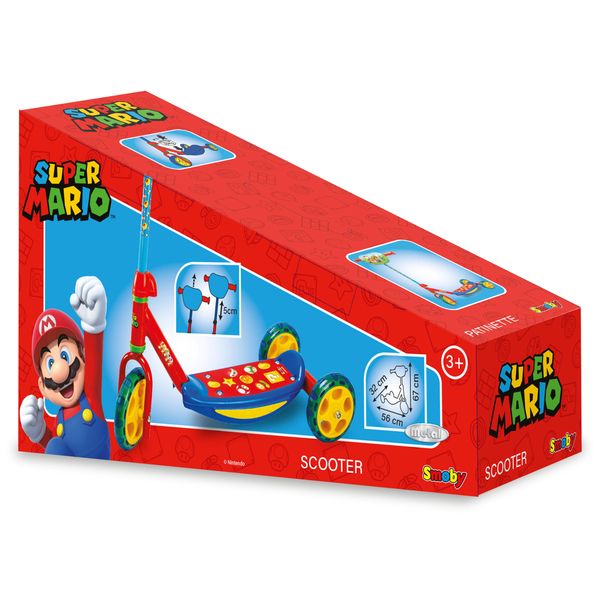 Smoby Super Mario 3-Wheel Scooter