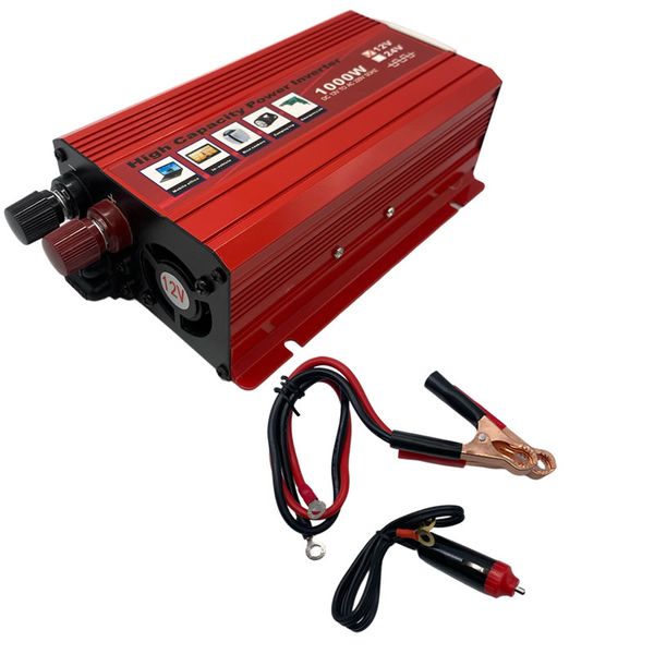 12V Load Shedding High Capacity 1000W Portable Power Inverter