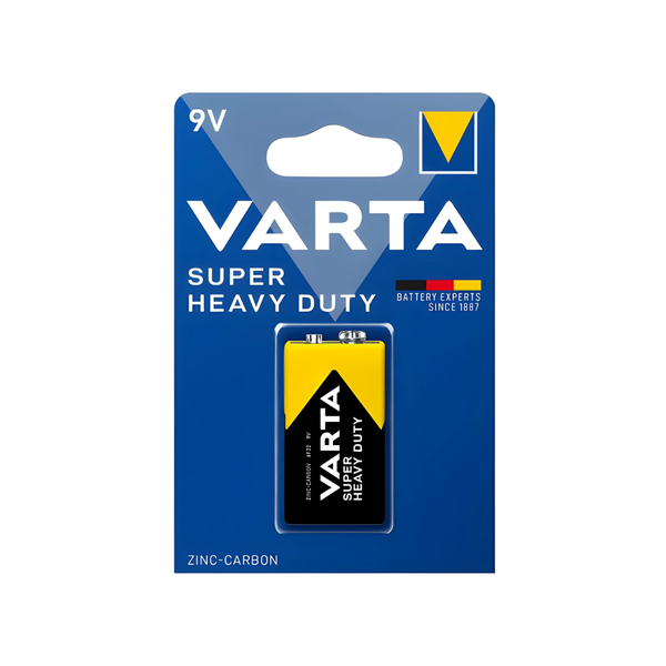Varta Superlife 9V Zinc Carbon Battery