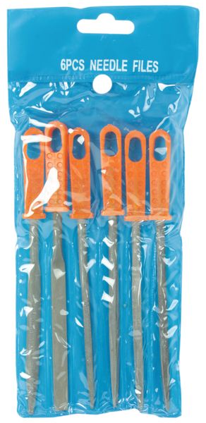 6 Piece Mini File Set in Pouch - 170 x 5mm