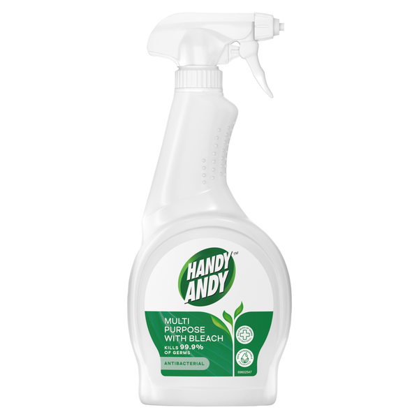 Handy Andy Multipurpose Antibacterial Cleaner Spray with Bleach 500ml