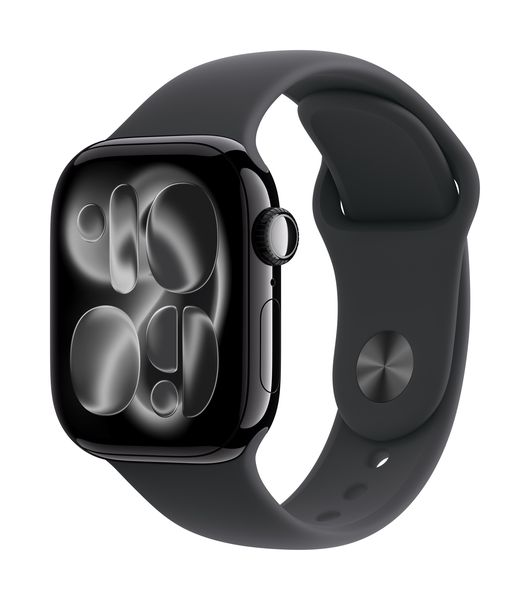 Apple Watch Series 11 GPS 42mm Aluminium Case with Black Sport Band