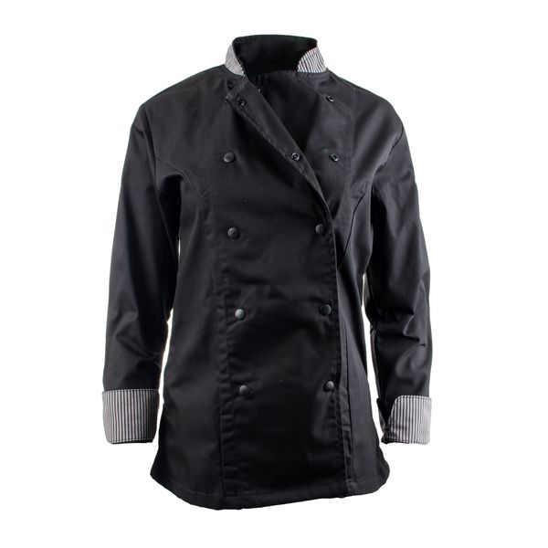 Javlin - Women's Chef Jacket (White &amp; Fano)