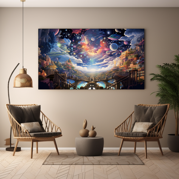 Canvas Wall Art - Comic Book Dreams - BK0163