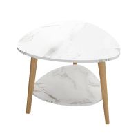2 Tier Triangular Nordic Coffee Table Living Room Sofa Side Table