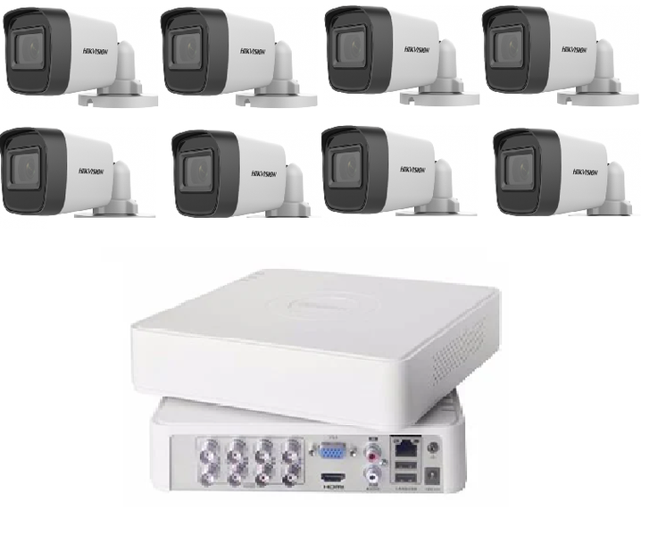 Hikvision | 8CH DVR + 8x Bullet Cameras | SBR Bundle
