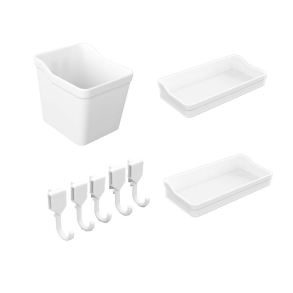 TALI Pegboard Accessories - hooks &amp; storage boxes &amp; cup