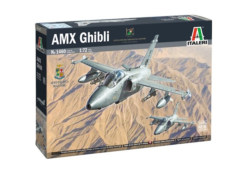 Italeri 1/72 AMX Ghibli Plastic Model Kit with Photo Etched Parts