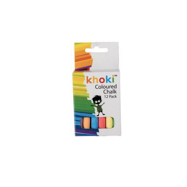 SD Stationary- Writing &amp; Drawing Chalk Coloured- Pack Of 8
