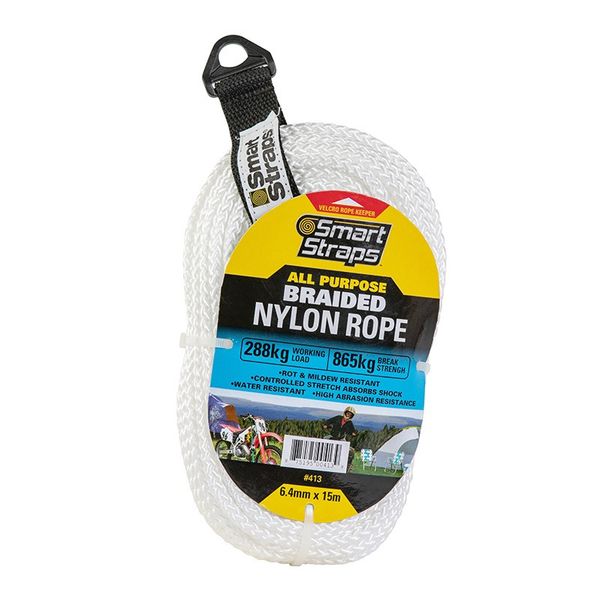 Twisted Nylon Rope 6.5mm 15M
