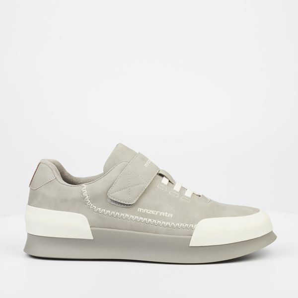 Men's Grey Nubuck Pu Plain Casual image