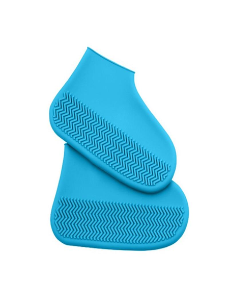 Waterproof Silicone Shoe Cover - Blue