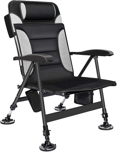 Portable Adjustable Folding Chair for Beach, Fishing, Outdoor Use