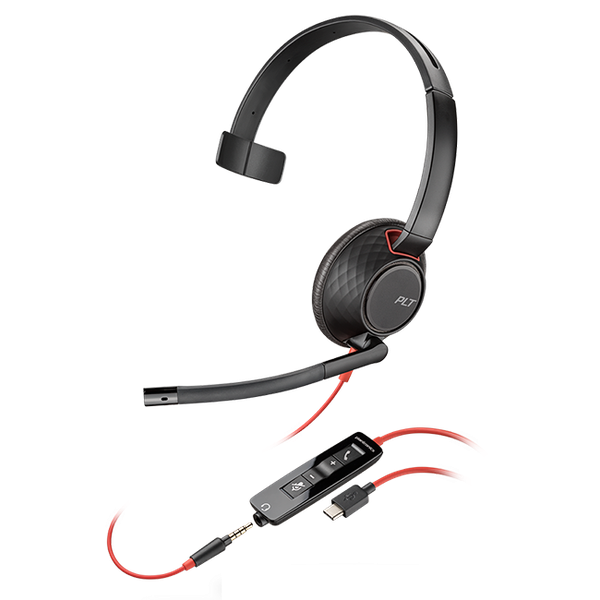 Poly Blackwire 5210 wired USB Headset