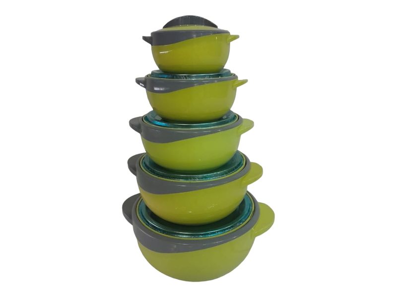 SMTE- Thermo Container-5 Piece Set- Green-THM07