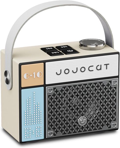 JOJOCAT MINI Retro Bluetooth Speaker and Call Connectivity + Leather Carry