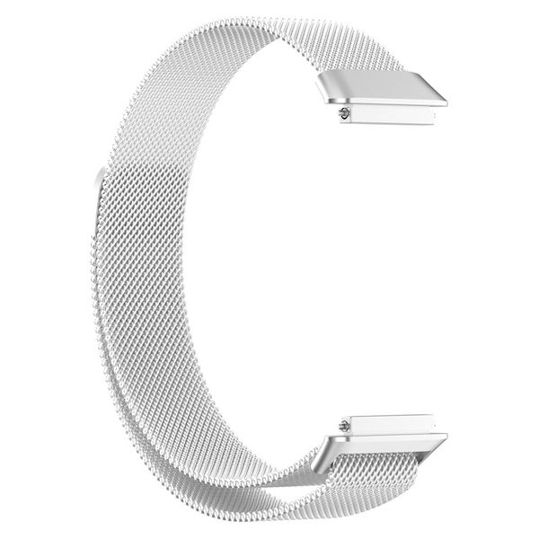 Milanese Watch Strap Compatible with Huawei Band 7 - Silver