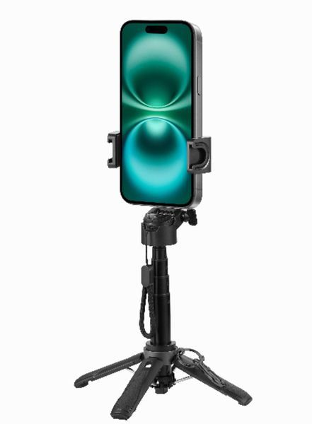 Volkano FlexCam Series 4-in-1 Multifunctional Phone Grip Tripod - Black