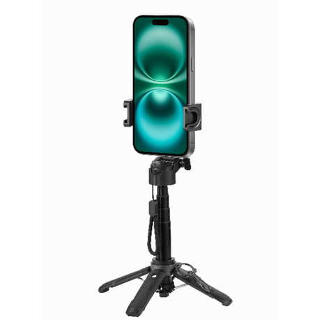 Volkano FlexCam Series 4-in-1 Multifunctional Phone Grip Tripod - Black Image