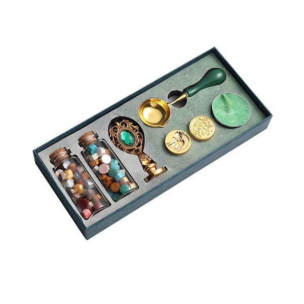 Vintage Sealing Wax Stamp Set