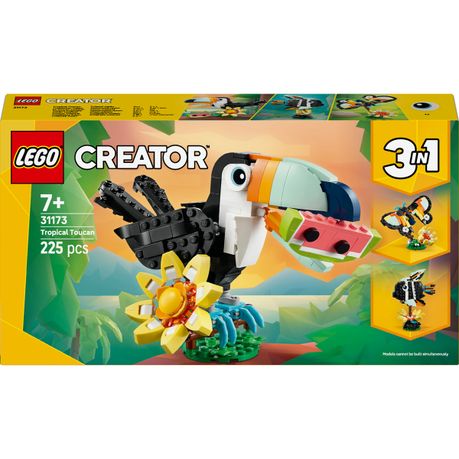 LEGO® Creator 3in1 Wild Animals: Tropical Toucan Figure Playset 31173 Image