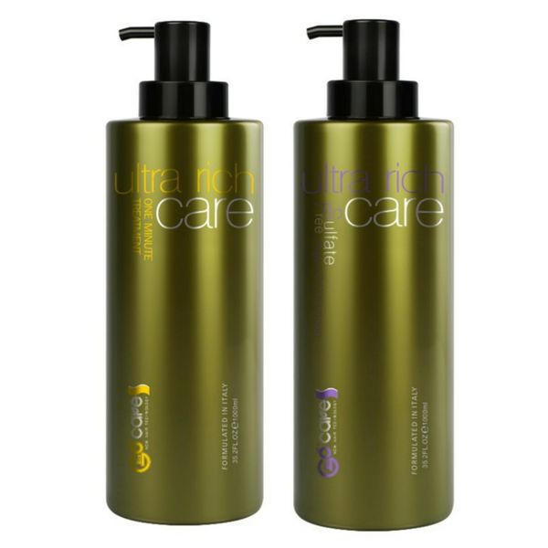 GoCare Sulfate-Free Argan Oil Shampoo and One Minute Conditioner Pack 400ml