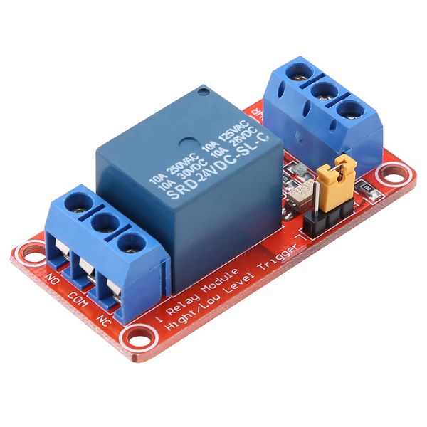 1 Channel Optocoupler Relay Module for Electronics, High Low Trigger