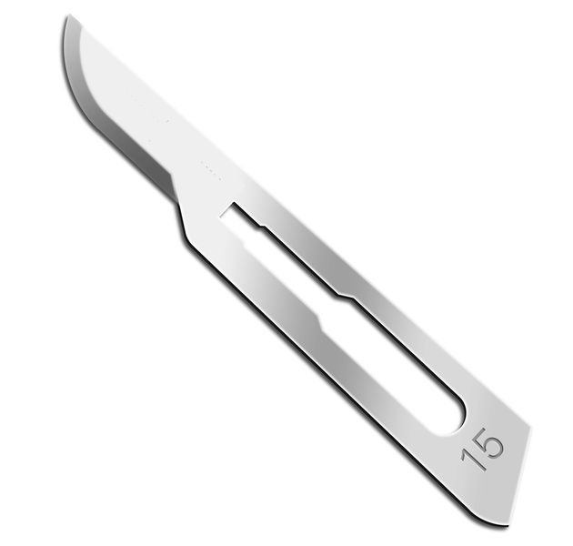 Surgical Blades Carbon Steel 100's {size 15}