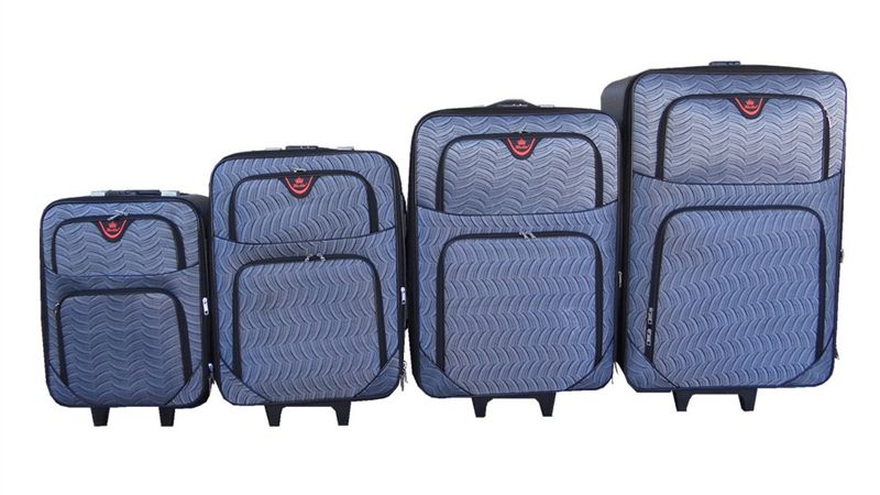 Trolley 4 Piece Travel Luggage Spinner - Rainproof Silk