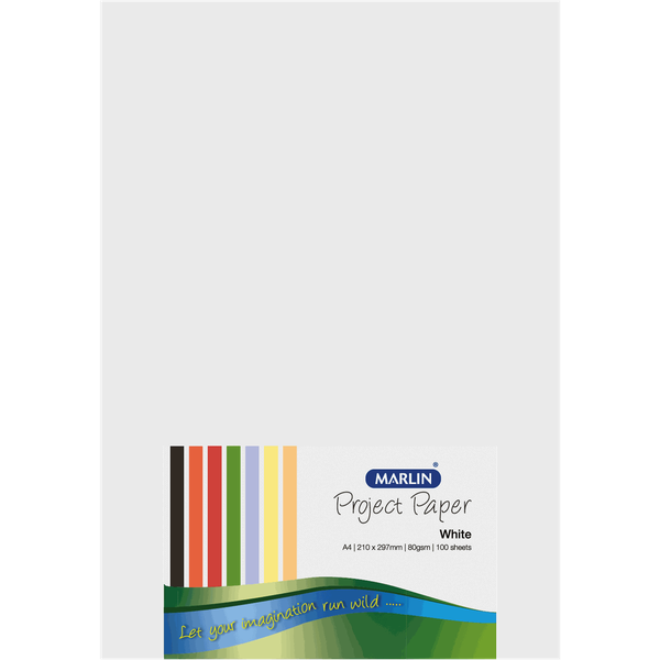A4 Project Paper 80gsm (100 sheets x 4) White