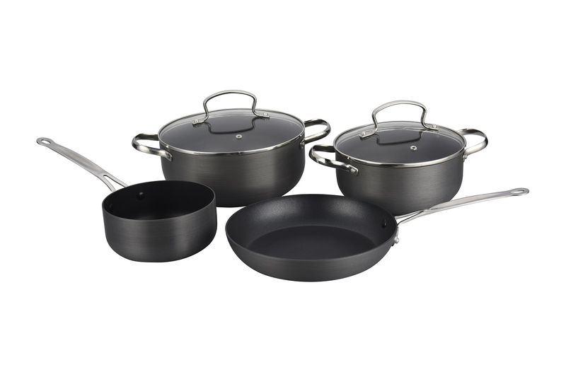 Russell Hobbs Classique Anodised &amp; Stainless Steel 6 Piece cookware Set
