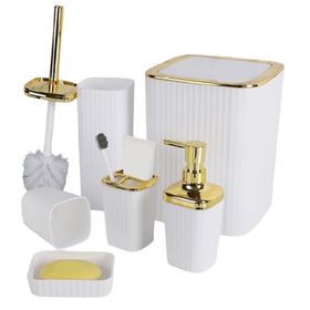6-Piece Bathroom Accessories Set - Elegant Design | Shop Today. Get it ...