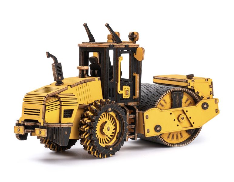 Robotime Road Roller 3D Wooden Puzzle - 149 Pieces