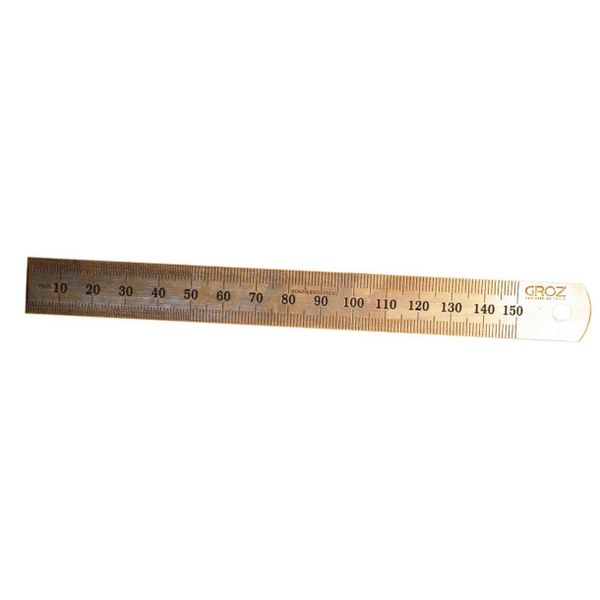 Bulk Pack x 2 Groz - Rule Stainless Steel 300mm Sr300