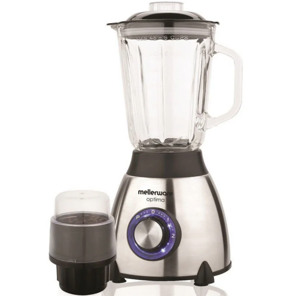Mellerware Jug Blender With Coffee Mill Stainless Steel Brushed 1.5L 550W