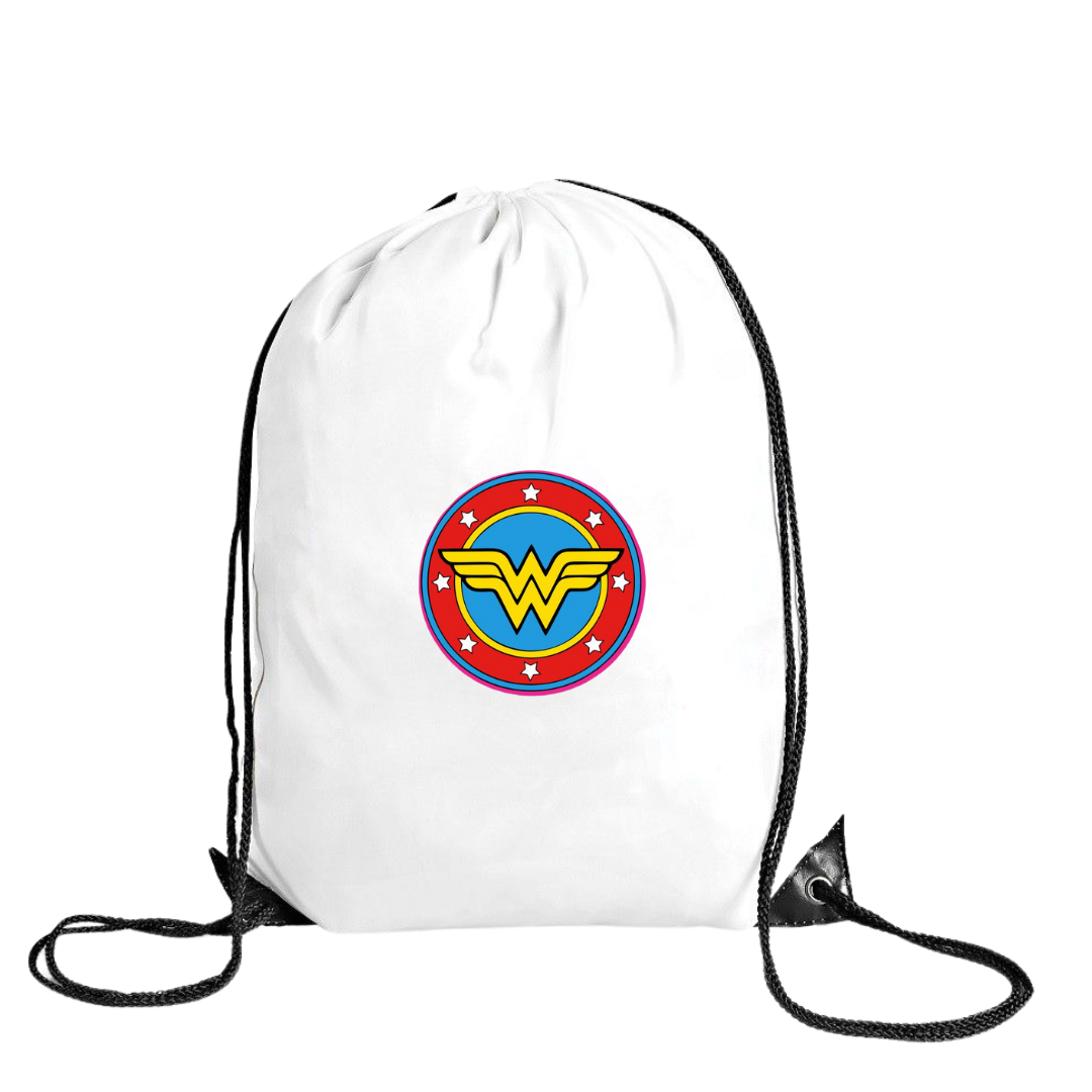 Katz Designs - Drawstring Bag - Polyester - Wonderwoman