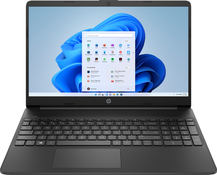 HP Laptop 15s i3 4GB 256GB SSD 15.6" HD Notebook Black