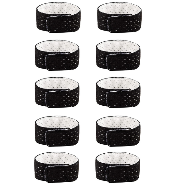 5Pairs Softball Sleeve Bands Sleeve Holders Soccer Sleeve Ties Black