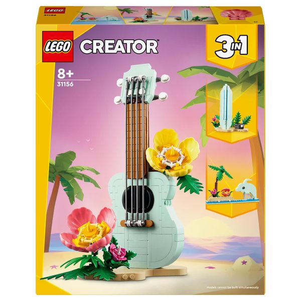 LEGO® Creator 3in1 Tropical Ukulele 31156 Building Toy Set - 387 Pieces