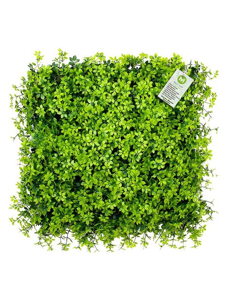 Masturf Premium Maple 50 x 50cm Fake Leaves UV Green Wall Panel